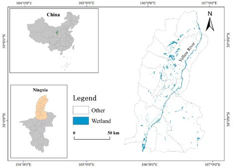 Location map of the Yinchuan Plain, Ningxia, China. | Download ...