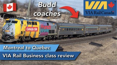 Business class review on VIA Rail Canada Corridor service