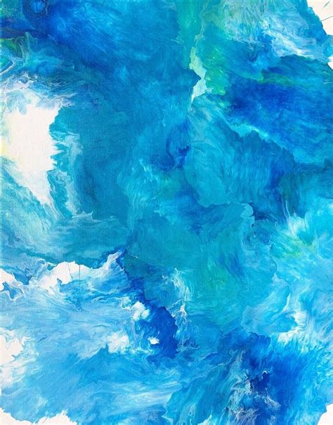 Sea Serenity Painting in 2022 | Original abstract painting, Abstract painting, Painting