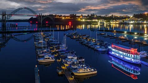 The Historic Yaquina Bay Bridge Is A Masterpiece Along The Oregon Coast