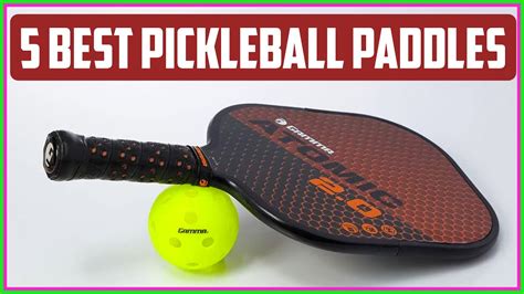 Top 5 Best Pickleball Paddles in 2021 Reviews - YouTube