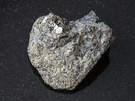 Peridotite Stone with Phlogopite Mica on White Stock Image - Image of ...