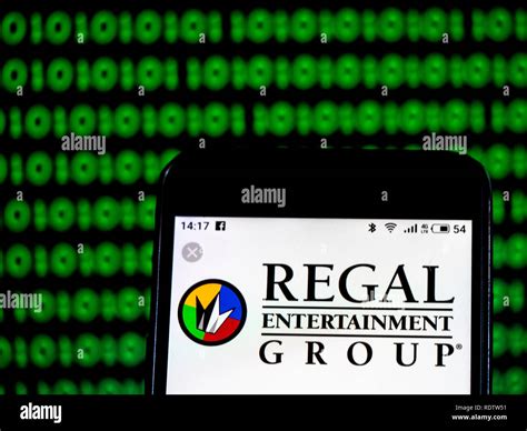 Regal Entertainment Group logo seen displayed on smart phone Stock Photo - Alamy