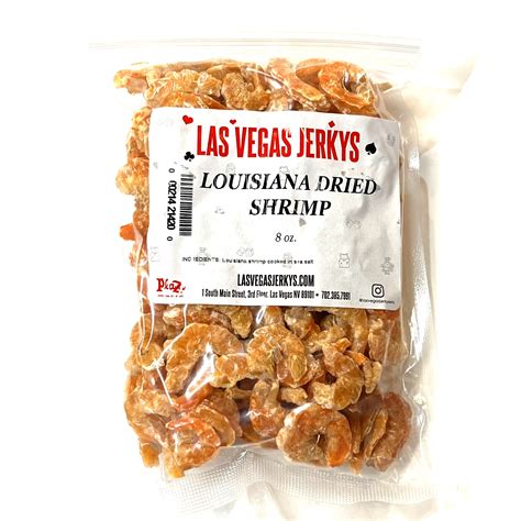 Louisiana Jumbo Dried Shrimp 8 oz – Las Vegas Jerkys