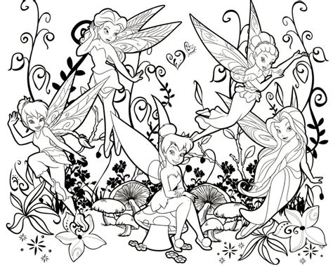 Tinkerbell Fawn Coloring Pages