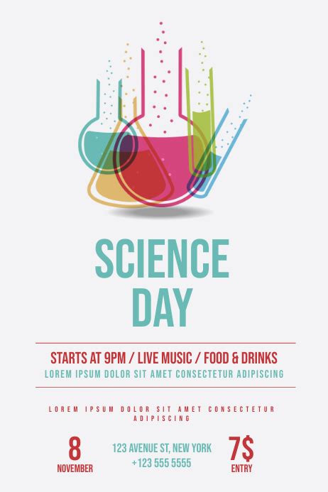 Science Day Flyer Template | PosterMyWall