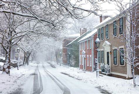 Winter in the College Hill neighborhood of Providence, Rhode Island Photograph by Denis Tangney ...