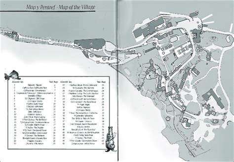 Tourist map of Portmeirion today [Courtesy of Portmeirion Ltd ...