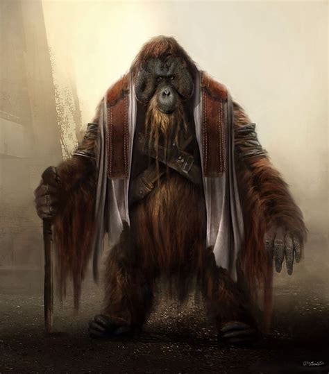 Orangutan | Planet of the apes, Creature art, Concept art