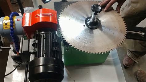 Automatic Circular Saw Blade Sharpener - YouTube