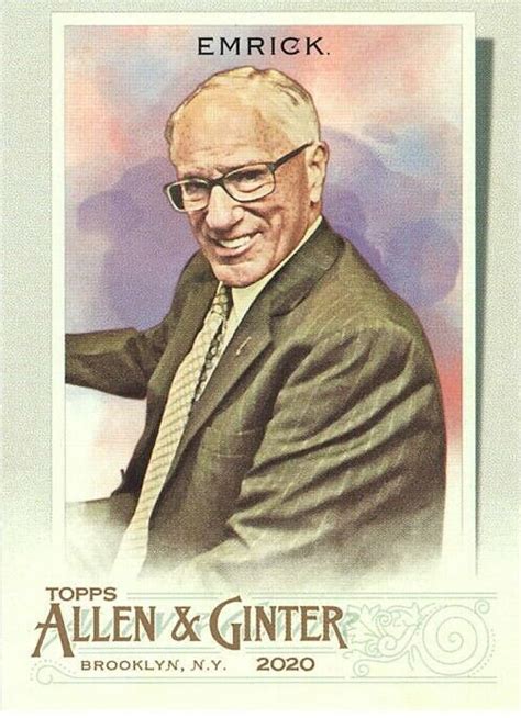 Sunsetting Careers - Mike Emrick Hockey cards