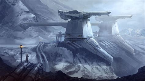 #4593971 #futuristic, #science fiction, #concept art, #artwork, #planet, #futuristic city, #city ...