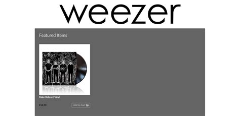 I was looking for an EU store for Weezer merch. This is the saddest thing I've ever seen. : r/weezer