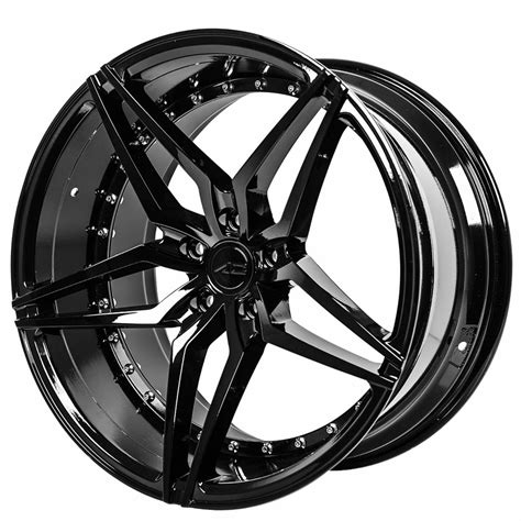 20" AC Wheels AC01 Gloss Black Extreme Concave Rims #ACW003-1