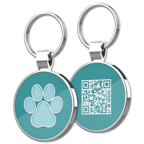 Buy MYLUCKYTAG QR Code Pet ID Tags Dog Tags - Pet Online Profile - Scan QR Receive Instant Pet ...