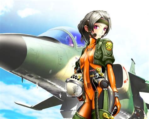 Ace, Pilot, Anime Girls, Pilots