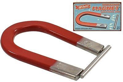 RETRO HORSESHOE MAGNET METAL BAR SCIENCE EXPERIMENT PHYSICS TOY EDUCATIONAL NEW | eBay