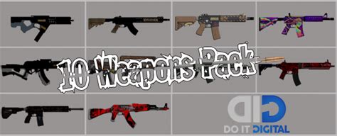 Insane 10 Fivem Weapons Pack - Greek Fivem - RP Servers - GTArp