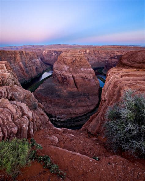 Horseshoe Bend Sunrise Shadows | The Intimate Landscape