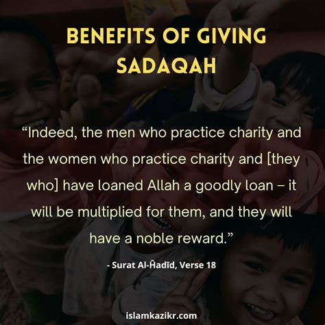 Benefits of Giving Sadaqah (Charity) In Islam