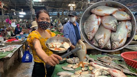 Market show, cook grilled fish with fish sauce recipe - in my village - YouTube