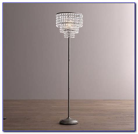 Silver Floor Lamp With Crystals - Flooring : Home Design Ideas # ...