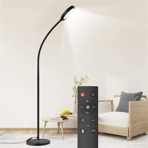 Dodocool Floor Lamp with Remote, 2500K-6000K 4 Color Temperatures ...