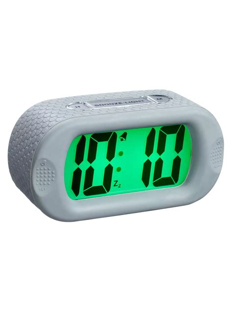 Acctim Silicone Jumbo LCD Smartlite® Digital Alarm Clock at John Lewis ...