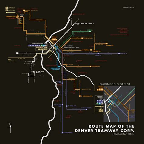 Denver Light Rail Station Map