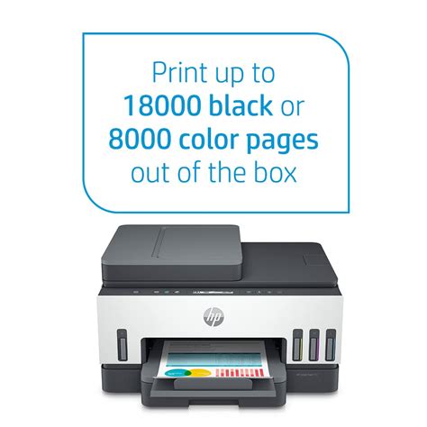 HP Smart Tank 750 All-in-One Printer Wireless, Print, Scan, Copy, Auto ...