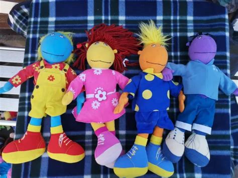 SET OF THE Tweenies Soft Toys. Jake, Bella, Milo and Fizz Original Hasbro £19.99 - PicClick UK