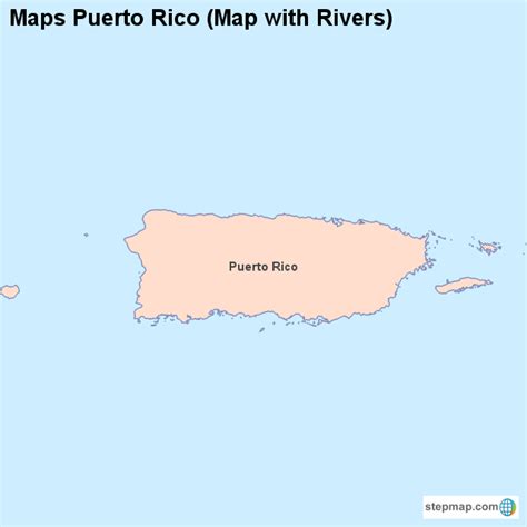 Puerto Rico River Map