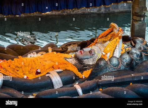 Budhanilkantha temple hi-res stock photography and images - Alamy