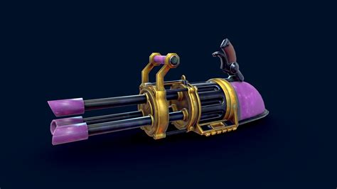 Arcane Jinx Pow Pow Minigun - 3D model by CoreDuster [53a5380] - Sketchfab