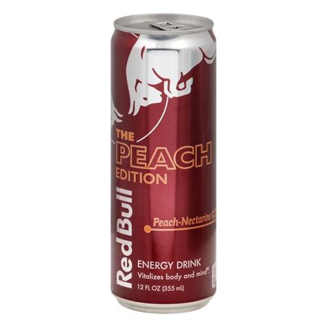 Red Bull Energy Drink, The Peach Edition (12 oz) - Instacart