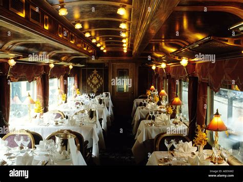 Orient Express Train Dining Car Menus