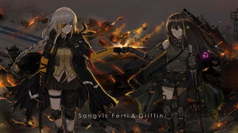 배경 화면 : 애니메이션 소녀들, 소녀 전선, m16a1 Girls Frontline 1983x1116 - marka3 ...