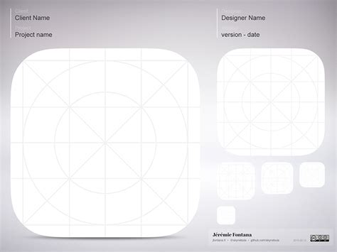 Free iOS Icon Template PSD - TitanUI