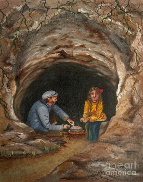 Cave Dwellers Painting by Lora Duguay - Fine Art America