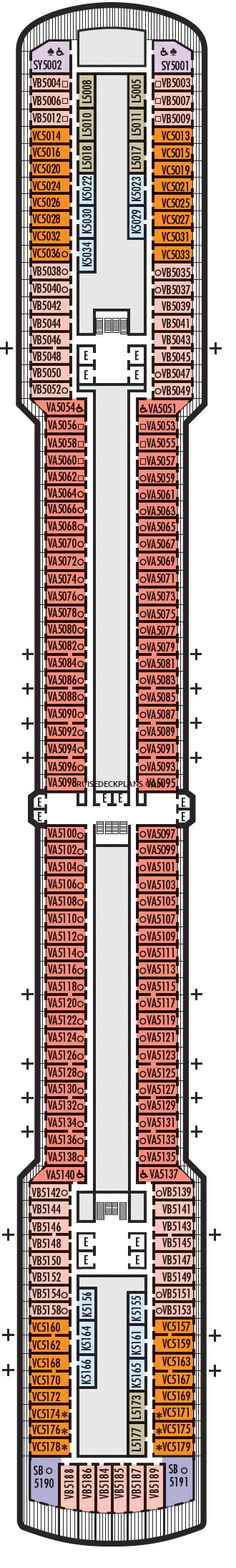 Westerdam Deck Plans, Layouts, Pictures, Videos