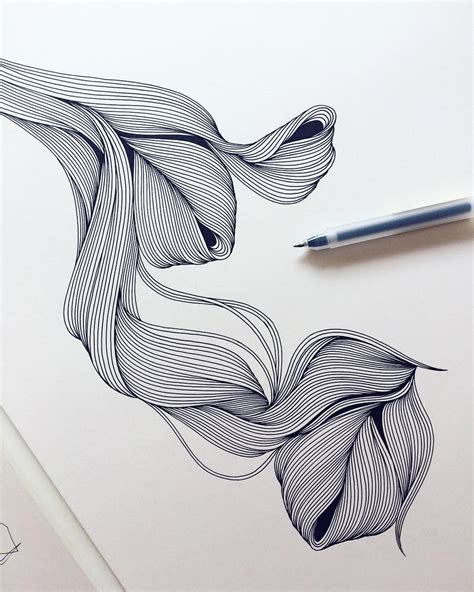 Abstract Line Art, Abstract Drawings, Line Art Drawings, Ink Drawing, Art Sketches, Painting ...