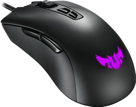 ASUS TUF Gaming M3 7,000 DPI Aura Sync RGB Optical Black Wired Gaming Mouse - Wootware