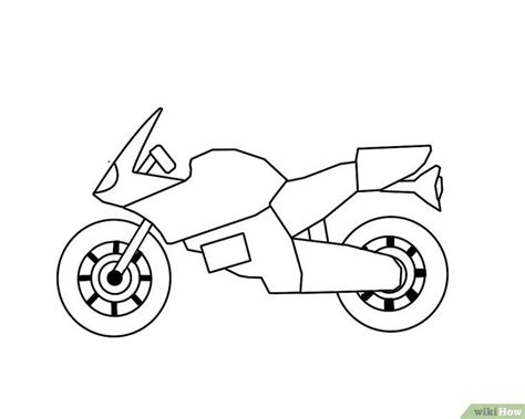 4 manières de dessiner une moto - wikiHow | 五官, イラスト