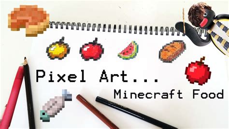 Minecraft Food Pixel Art