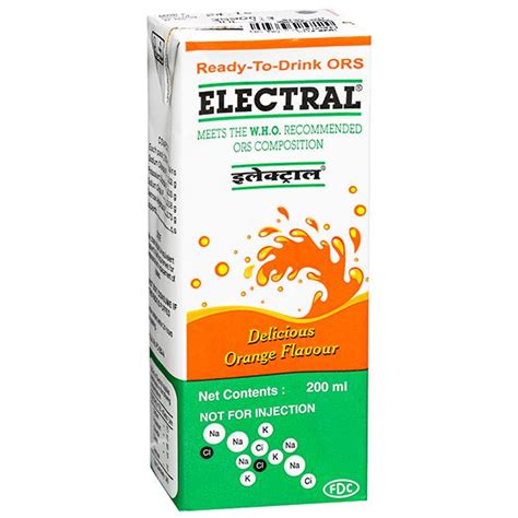 Electral Orange Liquid 200 ml Price, Uses, Side Effects, Composition - Apollo Pharmacy