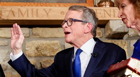 Mike DeWine: New Ohio governor sworn in at home before public inauguration