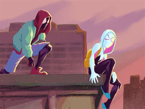 1280x960 Miles And Gwen In Across The SpiderVerse 1280x960 Resolution ...