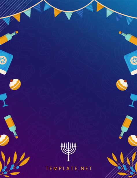 Blank Hanukkah Template - Edit Online & Download Example | Template.net