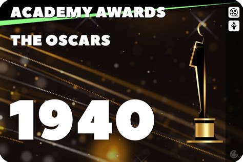 1940 Oscars 12th Academy Awards