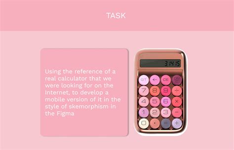 calculator design on Behance